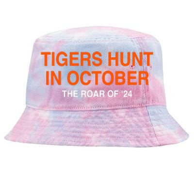 Tiger Hunt In October The Roar Of 24 Tie-Dyed Bucket Hat