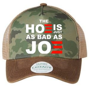 The Hoe Is Just As Bad As Joe Legacy Tie Dye Trucker Hat