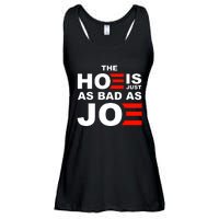 The Hoe Is Just As Bad As Joe Ladies Essential Flowy Tank