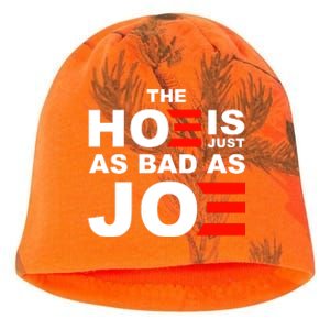 The Hoe Is Just As Bad As Joe Kati - Camo Knit Beanie