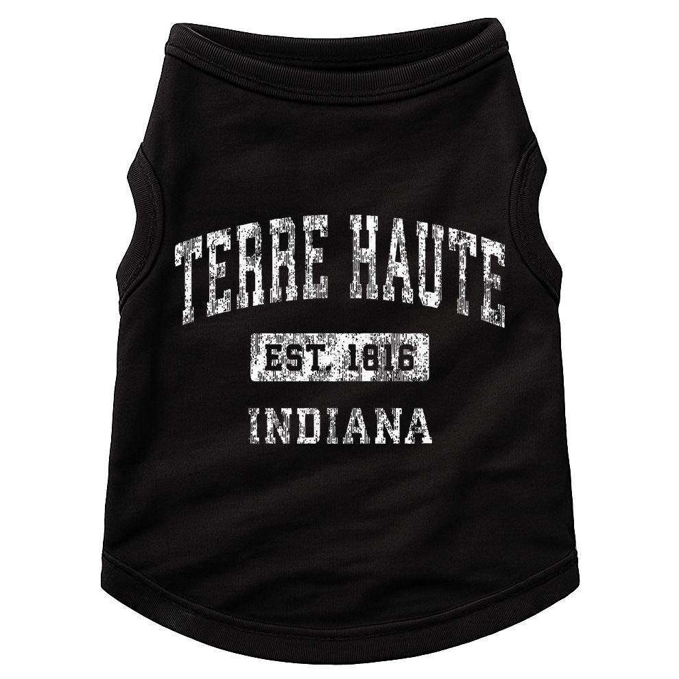 Terre Haute Indiana In Vintage Established Sports Doggie Tank