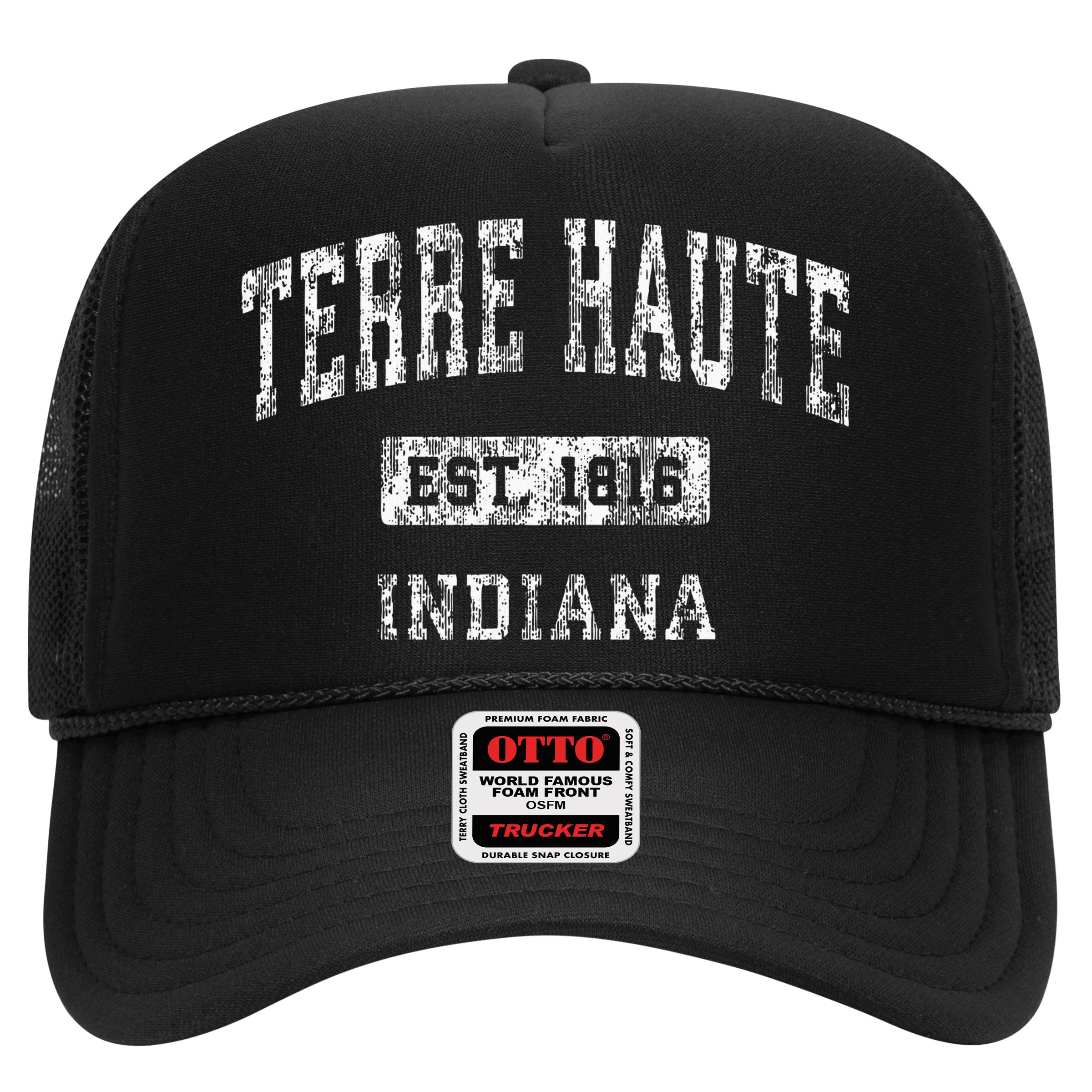 Terre Haute Indiana In Vintage Established Sports Hat