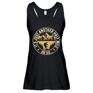 Trekker Hiking ItS Just Another Half Mile Or So Hiker Ladies Essential Flowy Tank