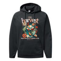 The Harvest Is Plentiful But The Laborers Are Few Performance Fleece Hoodie