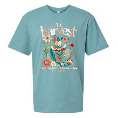 The Harvest Is Plentiful But The Laborers Are Few Sueded Cloud Jersey T-Shirt