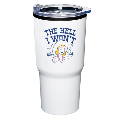 The Hell I Wont Vintage Western Desert Southwest Rodeo Cowgirl Tumbler