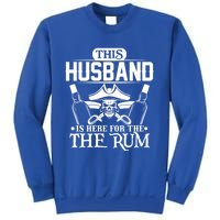 This Husband Is Here For The Rum Pirate Matching Family Gift Sweatshirt