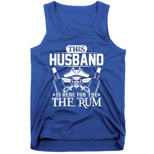 This Husband Is Here For The Rum Pirate Matching Family Gift Tank Top