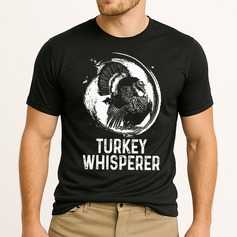 Turkey Hunter I'm A Turkey Whisperer Hunting Cooling Performance Crew T-Shirt