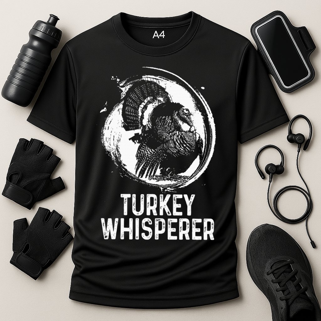 Turkey Hunter I'm A Turkey Whisperer Hunting Cooling Performance Crew T-Shirt