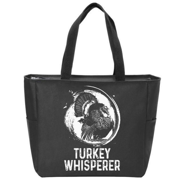 Turkey Hunter I'm A Turkey Whisperer Hunting Zip Tote Bag