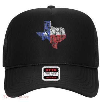 Texas Home I Love Texas The Lone Star State Texas High Crown Mesh Back Trucker Hat