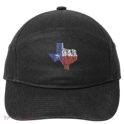 Texas Home I Love Texas The Lone Star State Texas 7-Panel Snapback Hat