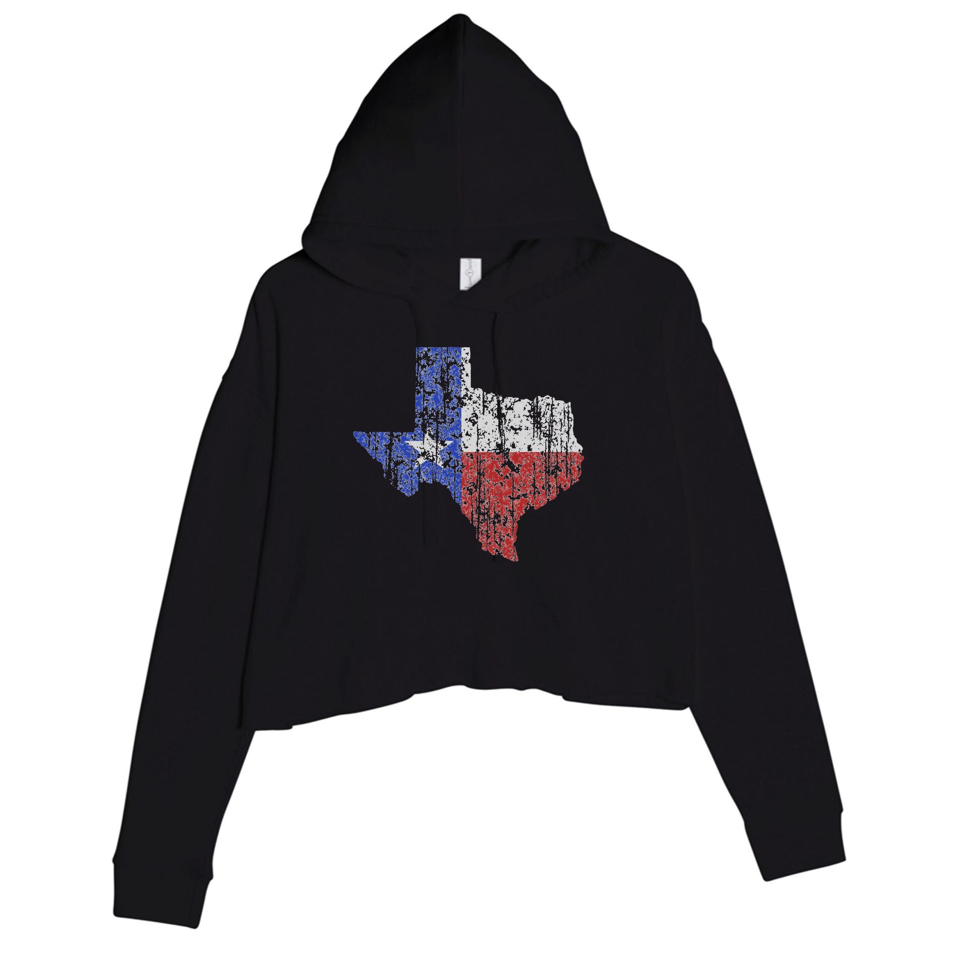 Texas Home I Love Texas The Lone Star State Texas Crop Fleece Hoodie