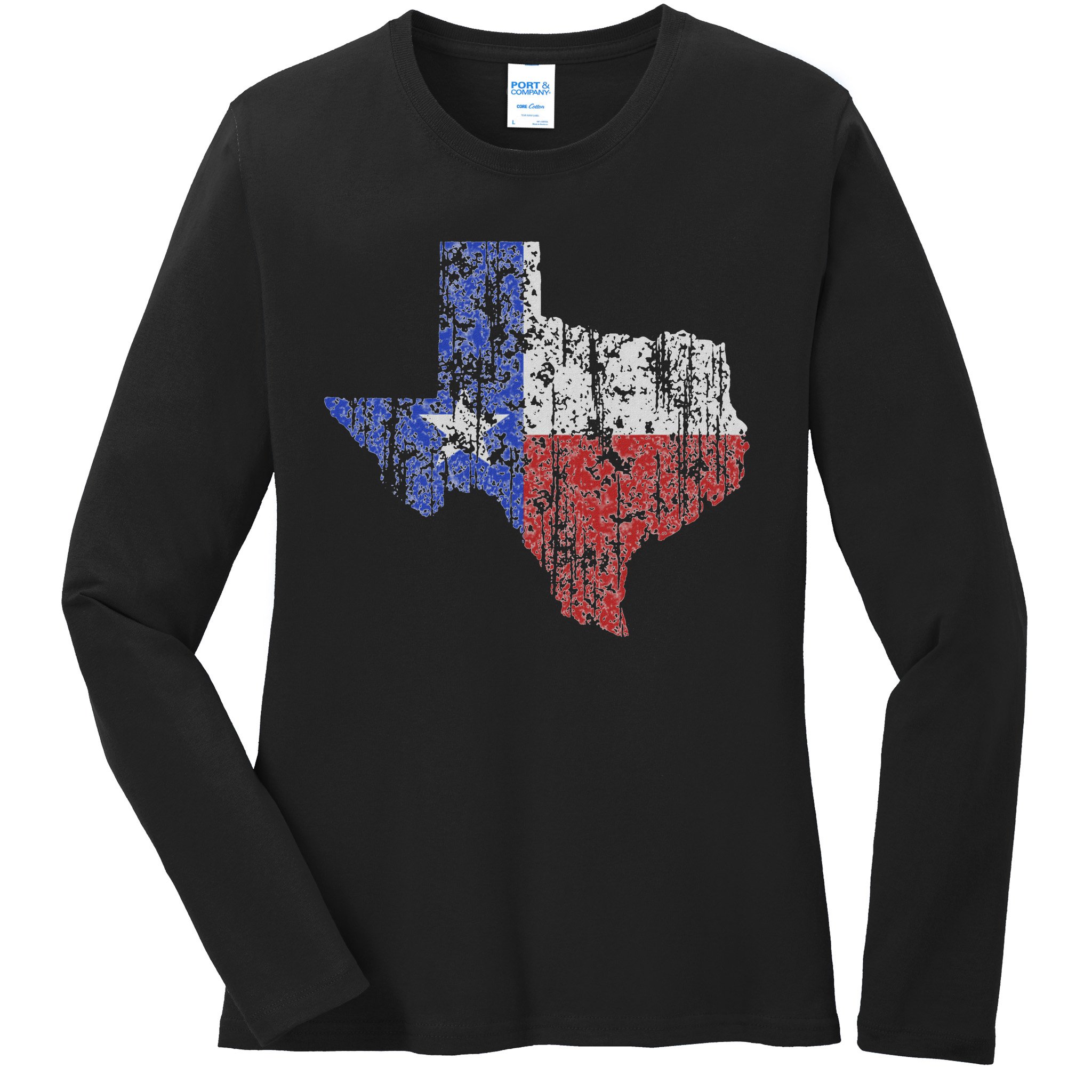 Texas Home I Love Texas The Lone Star State Texas Ladies Long Sleeve Shirt