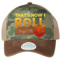That's How I Roll Funny Distressed Bowling Legacy Tie Dye Trucker Hat