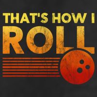 That's How I Roll Funny Distressed Bowling Adult Drive Performance Visor