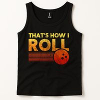 That's How I Roll Funny Distressed Bowling Tank Top