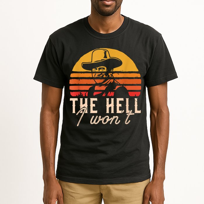 The Hell I Won't Quote Retro Vintage Tall T-Shirt
