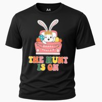 The Hunt Is On Easter Bunny Holiday Cooling Performance Crew T-Shirt