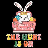 The Hunt Is On Easter Bunny Holiday Impact Tech Backpack