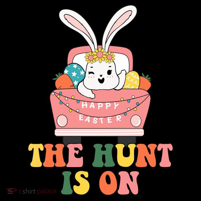The Hunt Is On Easter Bunny Holiday Mug