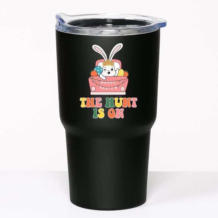 The Hunt Is On Easter Bunny Holiday Tumbler