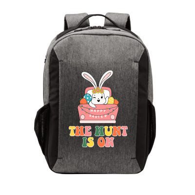 The Hunt Is On Easter Bunny Holiday Vector Backpack