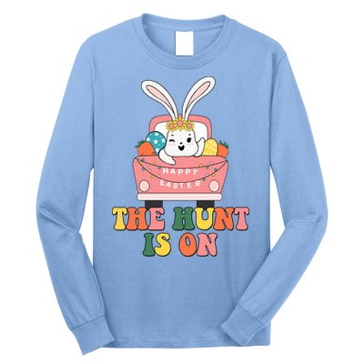 The Hunt Is On Easter Bunny Holiday Long Sleeve Shirt