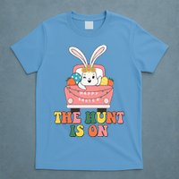 The Hunt Is On Easter Bunny Holiday T-Shirt