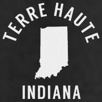 Terre Haute Indiana Souvenirs In 7 Panel Mesh Trucker Snapback Hat