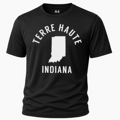 Terre Haute Indiana Souvenirs In Cooling Performance Crew T-Shirt