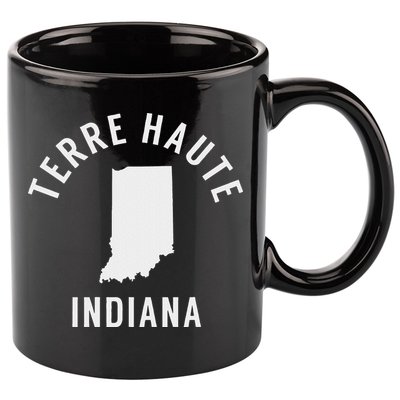 Terre Haute Indiana Souvenirs In 11oz C Handle Ceramic Mug