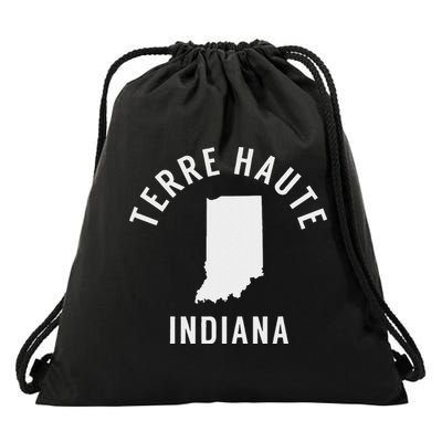 Terre Haute Indiana Souvenirs In Drawstring Bag