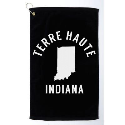 Terre Haute Indiana Souvenirs In Golf Towel