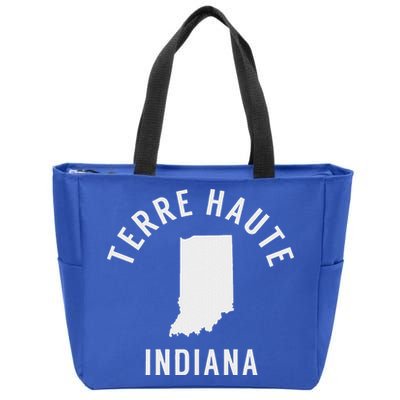 Terre Haute Indiana Souvenirs In Zip Tote Bag