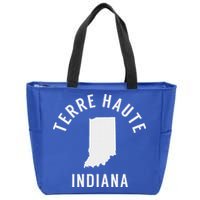 Terre Haute Indiana Souvenirs In Zip Tote Bag