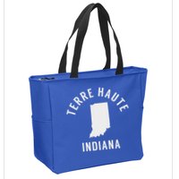 Terre Haute Indiana Souvenirs In Zip Tote Bag