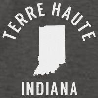 Terre Haute Indiana Souvenirs In Vector Backpack