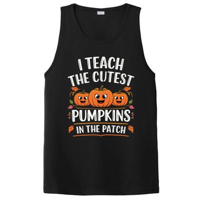 Teacher Halloween I Teach The Cutest Pumpkins In The Patch Great Gift PosiCharge Competitor Tank