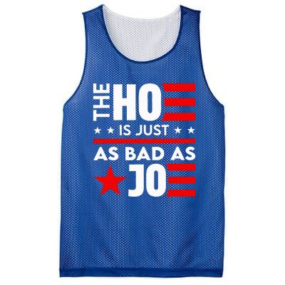 The Ho Is Just As Bad As Joe Im Voting Mesh Reversible Basketball Jersey Tank