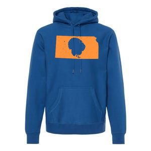 Turkey Hunting In Kansas We Love Hunting Turkey Gift Premium Hoodie