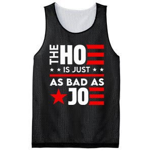 The Ho Is Just As Bad As Joe IM Voting For The Outlaw 2024 Mesh Reversible Basketball Jersey Tank