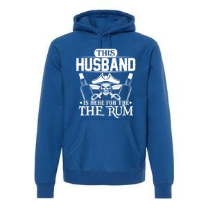 This Husband Is Here For The Rum Pirate Matching Family Meaningful Gift Premium Hoodie