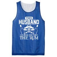 This Husband Is Here For The Rum Pirate Matching Family Meaningful Gift Mesh Reversible Basketball Jersey Tank