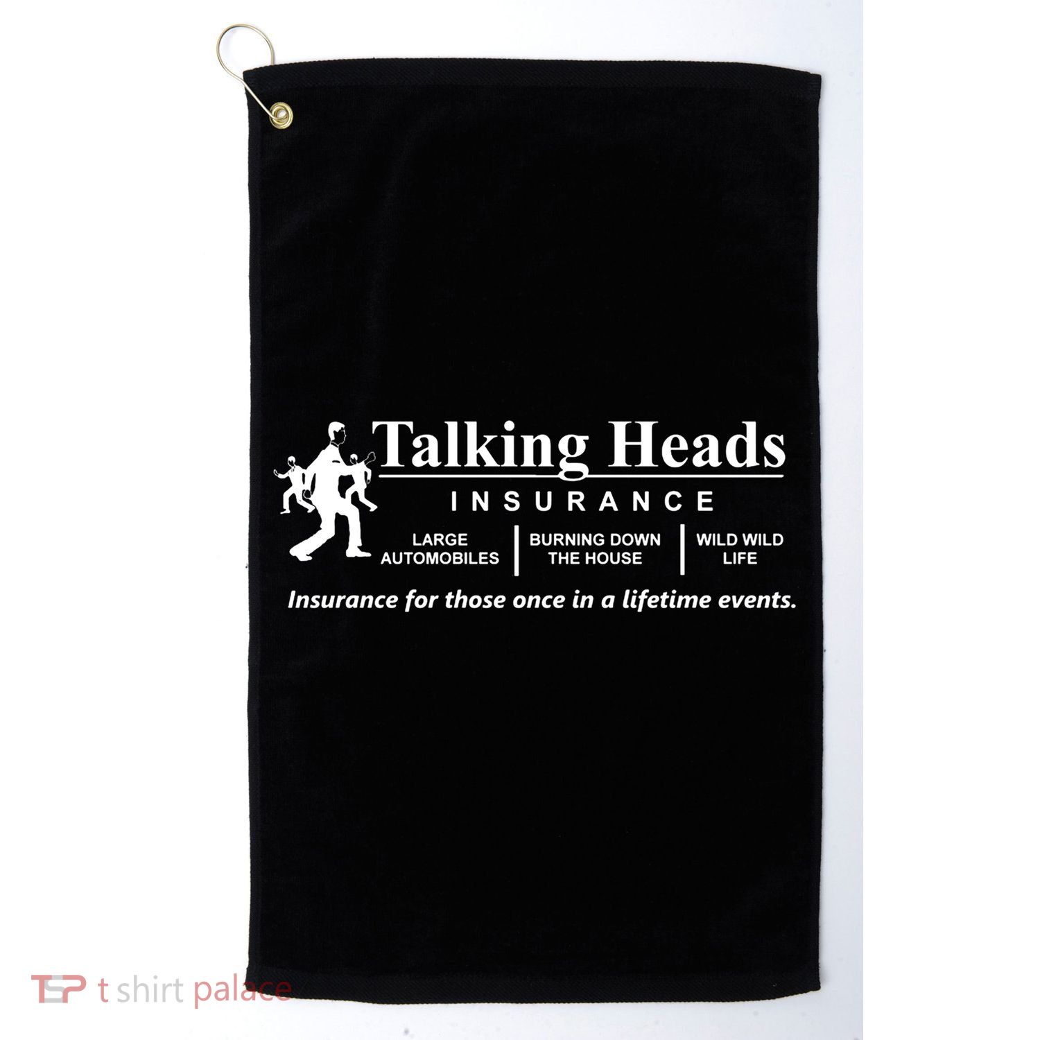 Talking Heads Insurance Golf Towel