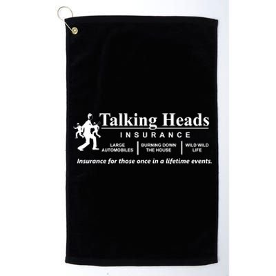 Talking Heads Insurance Platinum Collection Golf Towel