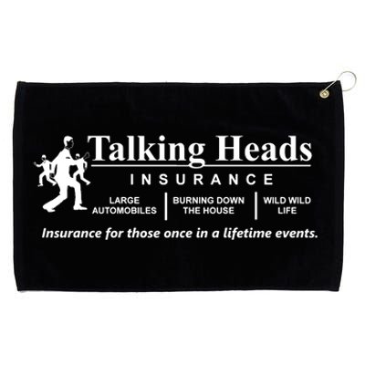 Talking Heads Insurance Grommeted Golf Towel