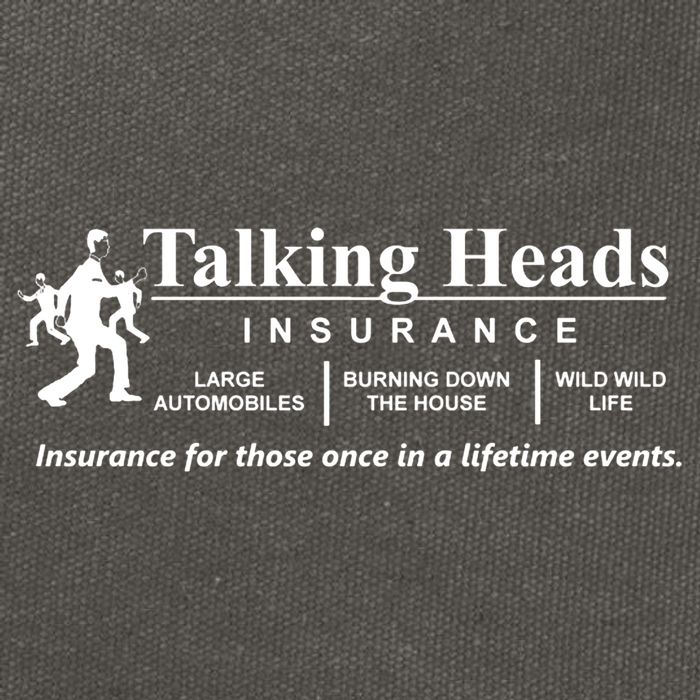 Talking Heads Insurance Cotton Canvas Backpack