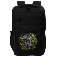Tiger Hiding In The Grass Impact Tech Backpack